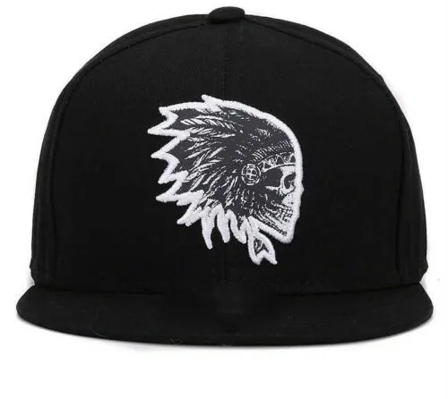 Бейсболка с черепом и принтом в стиле хип-хоп