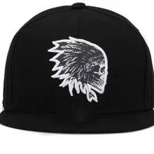 Бейсболка с черепом и принтом в стиле хип-хоп