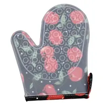 Водонепроницаемые термостойкие домашние кухонные перчатки для барбекю и духовки Силиконовые