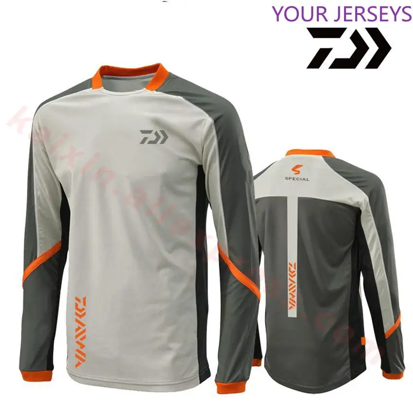 

2020 New Fishing Jersey Quick Dry Fishing Long-sleeve Clothing Dawa Breathable Anti-uv Sun Autumn Man Autumn Fishing Sweat Shirt