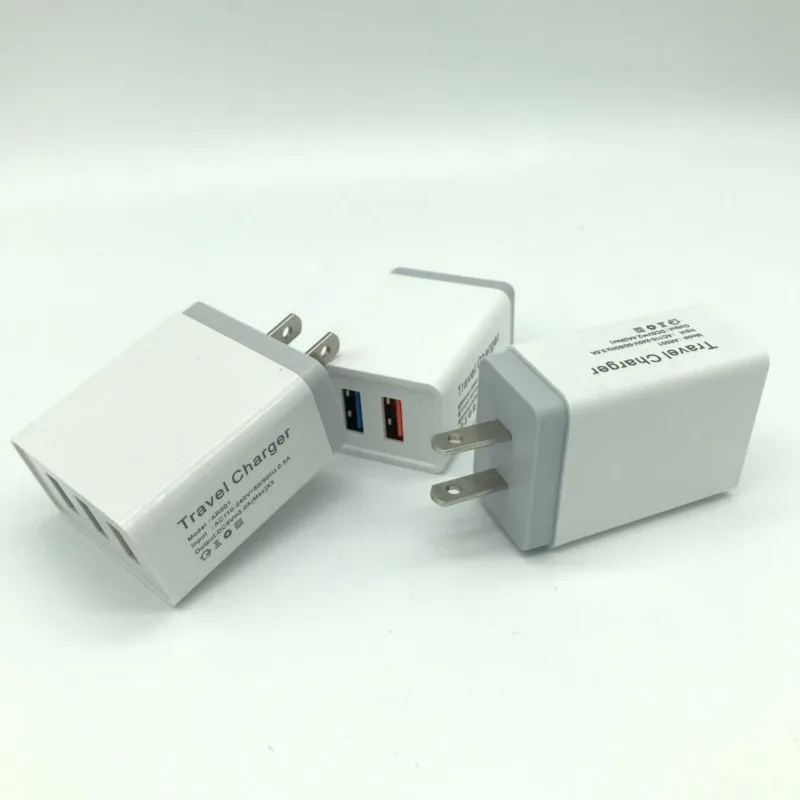 

Dual USB Charger Mobile Phone US Charger Plug Travel Wall Charger Adapter For iPhone XR Samsung S9 Xiaomi Huawei Phone Charger