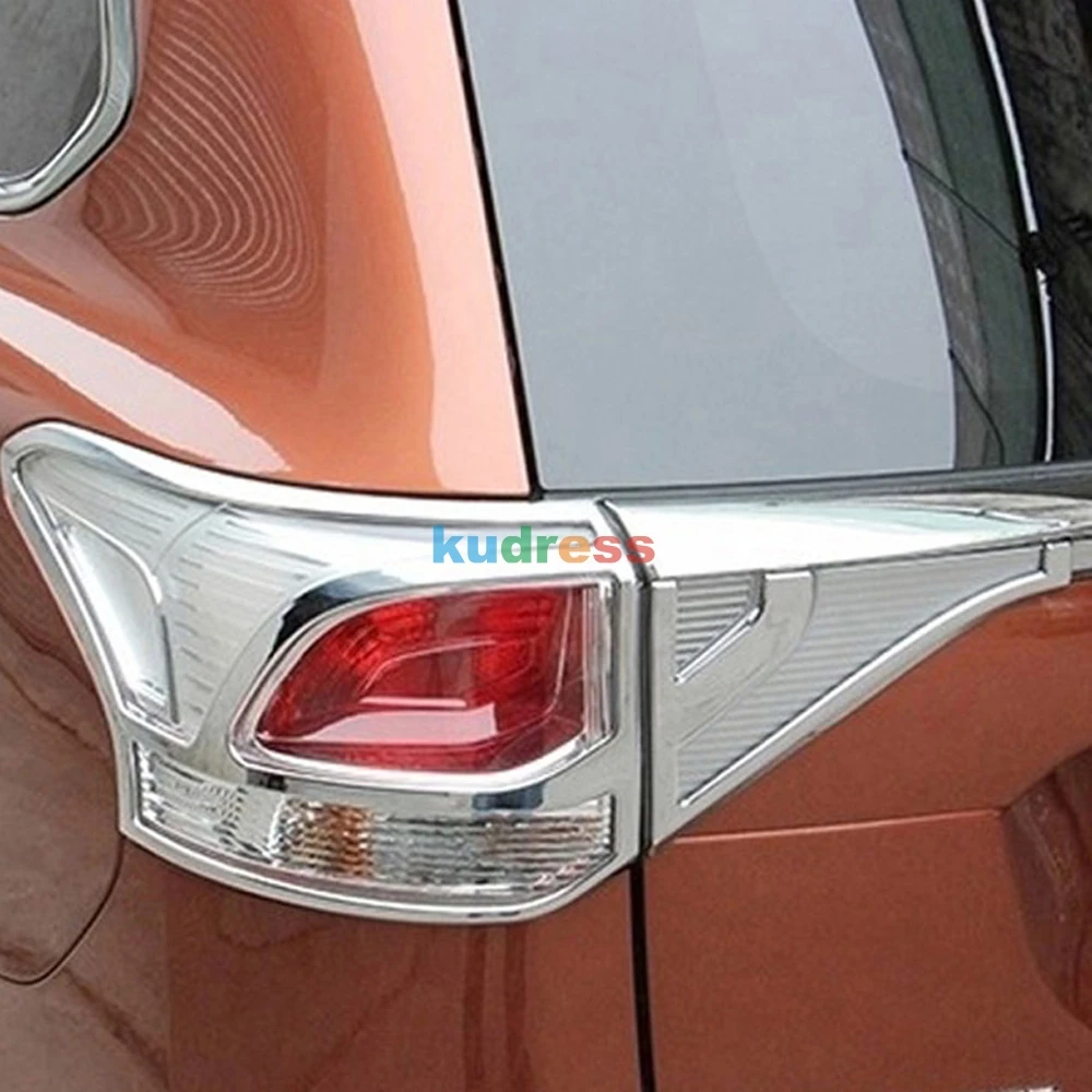 Аксессуары для Mitsubishi Outlander 2013, задний светильник, накладка, АБС хромированный задний светильник