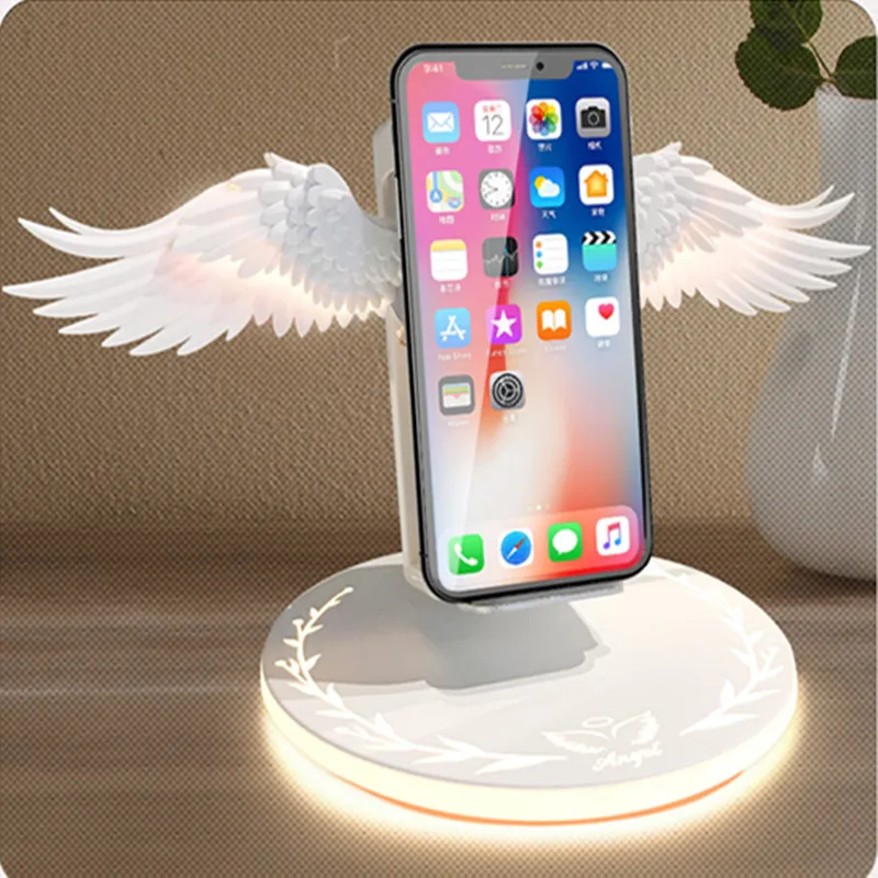 

Универсальное беспроводное зарядное устройство Cy Pink Angel Wings Magic Array Base Vertical