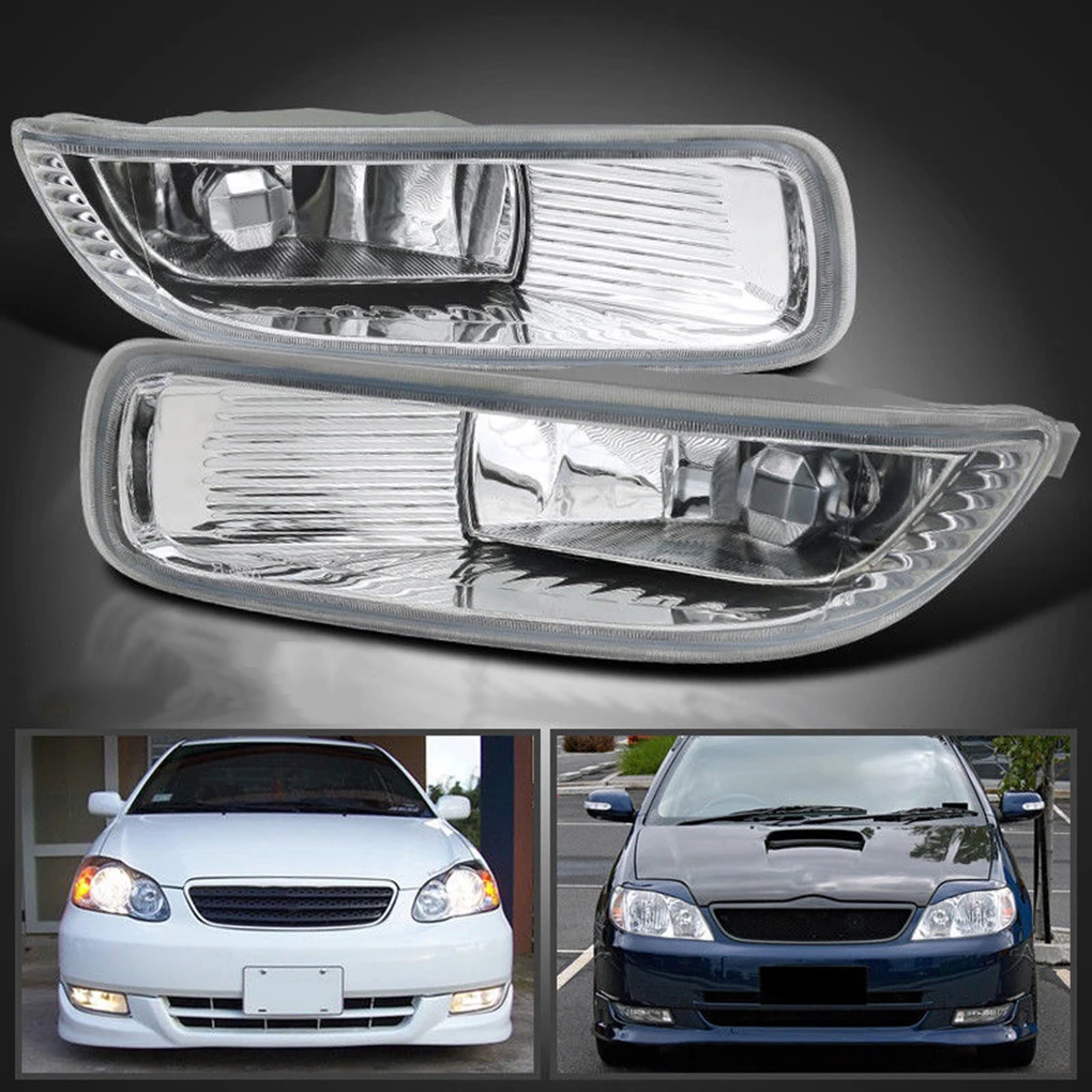 Для Toyota Corolla 2003-2004 передняя левая сторона дальнего света автомобиля прозрачная линза противотуманная фара 8121002060 TO2592107