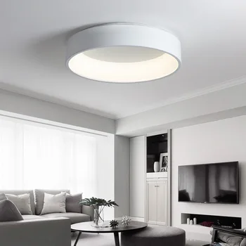 

Ceiling LED Lights For Dining Room Kitchen Fixtures Ring Modern Black Bedroom Lighting Indoor Home Decoration Plafon Lamp