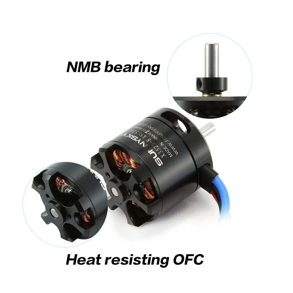 SUNNYSKY X3520 520KV/720KV/880KV бесщеточный двигатель для неподвижного крыла 3D RC Дрон Вертолет Самолет Запчасти Аксессуары