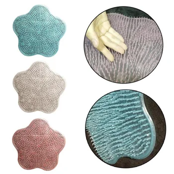 

Silicone Bathroom Massage Mat Foot Back Massage Cushion Non-slip Foot Wash Pad DTT88