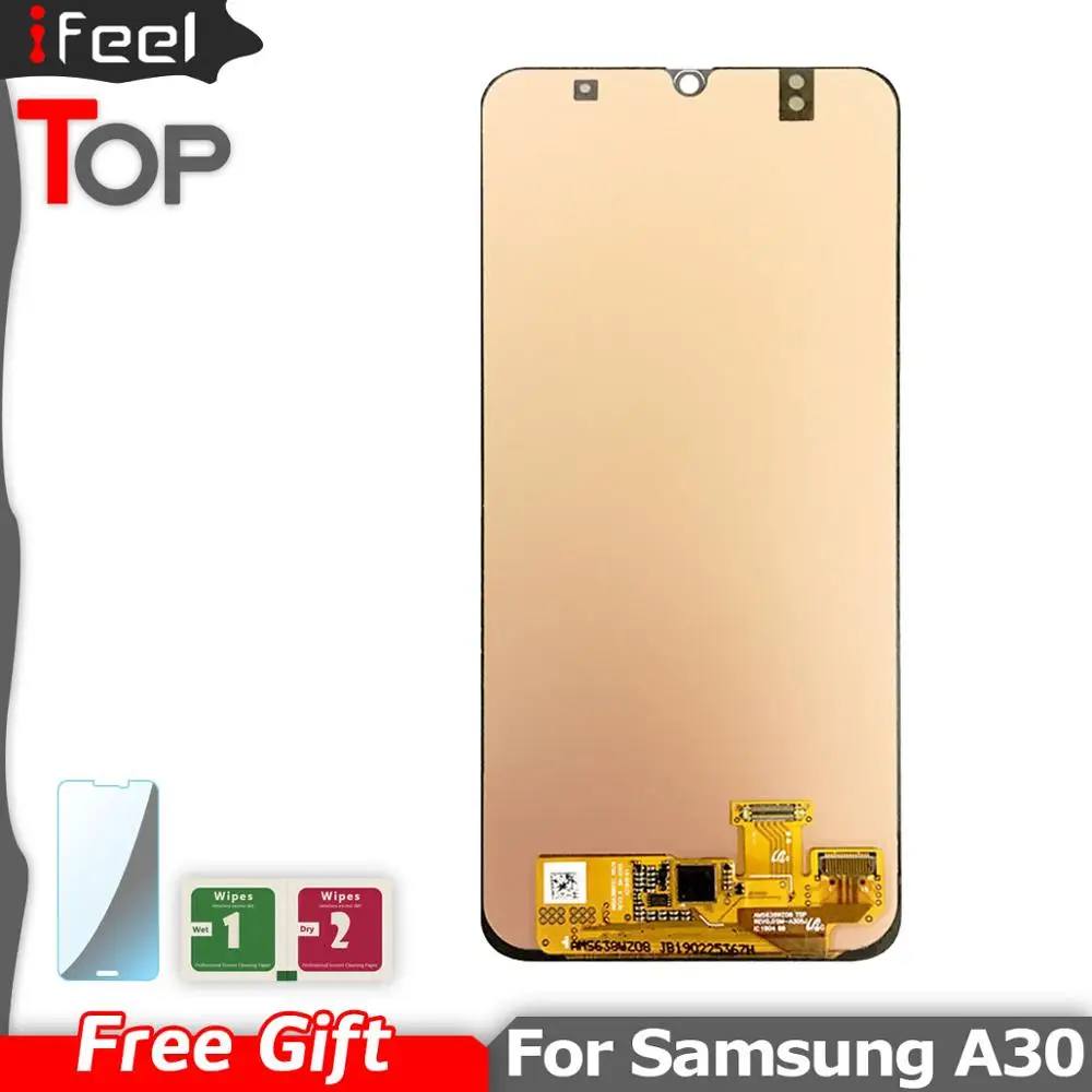 Для samsung galaxy A30 A305/DS A305F A305FD A305A ЖК-дисплей с сенсорным экраном дигитайзер сборка для samsung A30 lcd