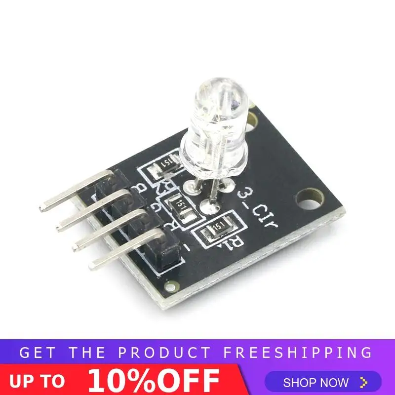 Умная электроника FZ0455 4pin KEYES KY-016 три цвета 3 цвета RGB светодиодный модуль датчика для Arduino DIY стартовый комплект KY016