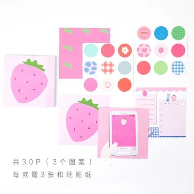 Kawaii канцелярские принадлежности кролик медведь серия блокнот для заметок девушка Ежедневно DIY клейкий блокнот для заметок Escolar Papelaria школьные принадлежности подарок - Цвет: G