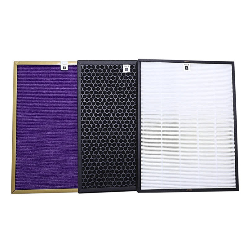 

XMX-3Pcs/Lot Ac4141 Ac4143 Ac4144 Filter Kit For Philips AC4072 AC4074 AC4083 AC4084 AC4085 AC4086 AC4014 ACP073 Air Purifier Pa