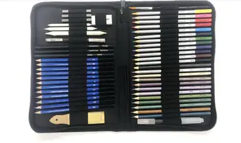 

51pc/set art drawing pencil set Beginner pencil 3.3MM big core painting pencil vivid color pencil Non-toxic sketch pencil set