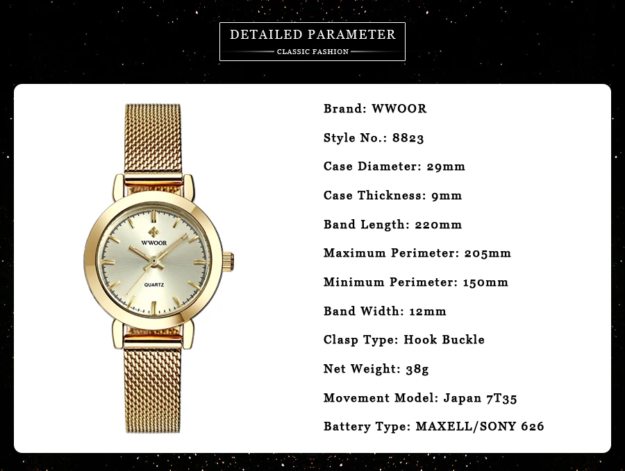 Mode décontracté femme montre résistant à l'eau femme montre-Bracelet en acier inoxydable dames Quartz Bracelet montre fille cadeau_voghion.com