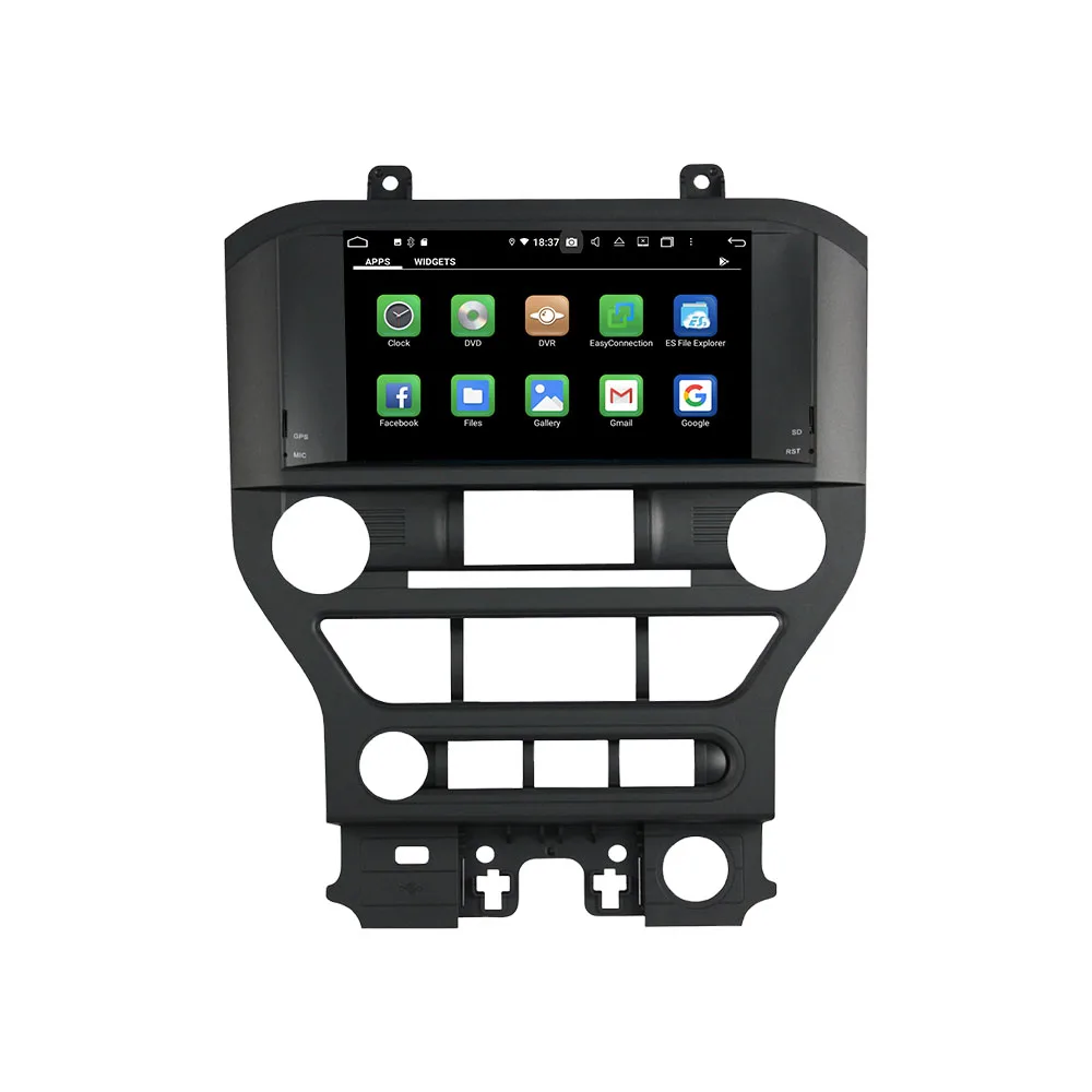 Carplay Android 10 Car GPS Navigation For Ford Mustang 2015+ ZWNAV headunit Multimedia player Car radio tape recorder GT500