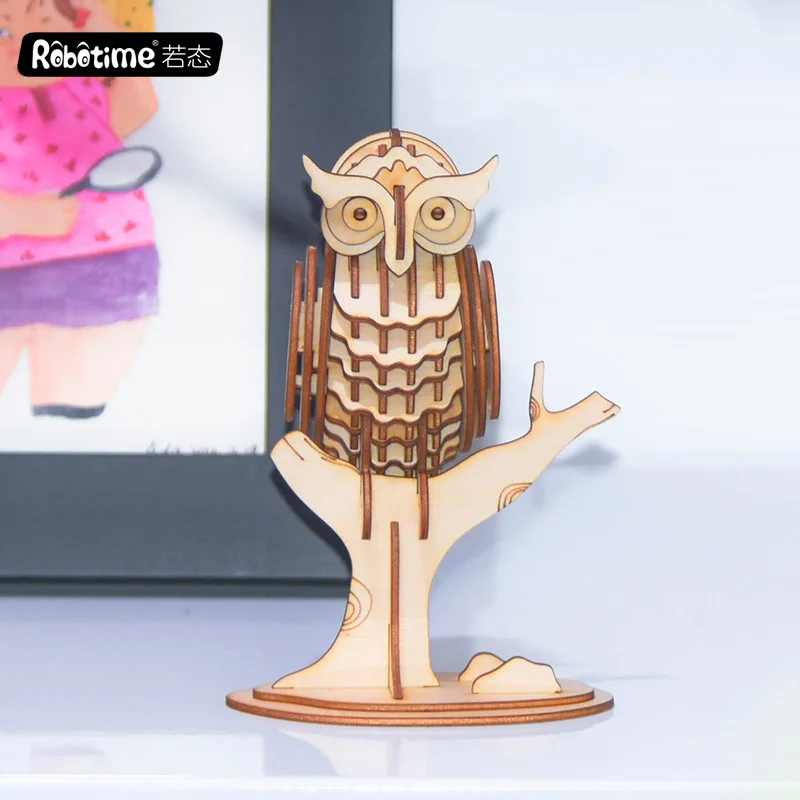 Деревянные головоломки 3D DIY механический привод модель трансмиссия передач вращающиеся Пазлы украшения дома и офиса игрушки для взрослых BB50PT