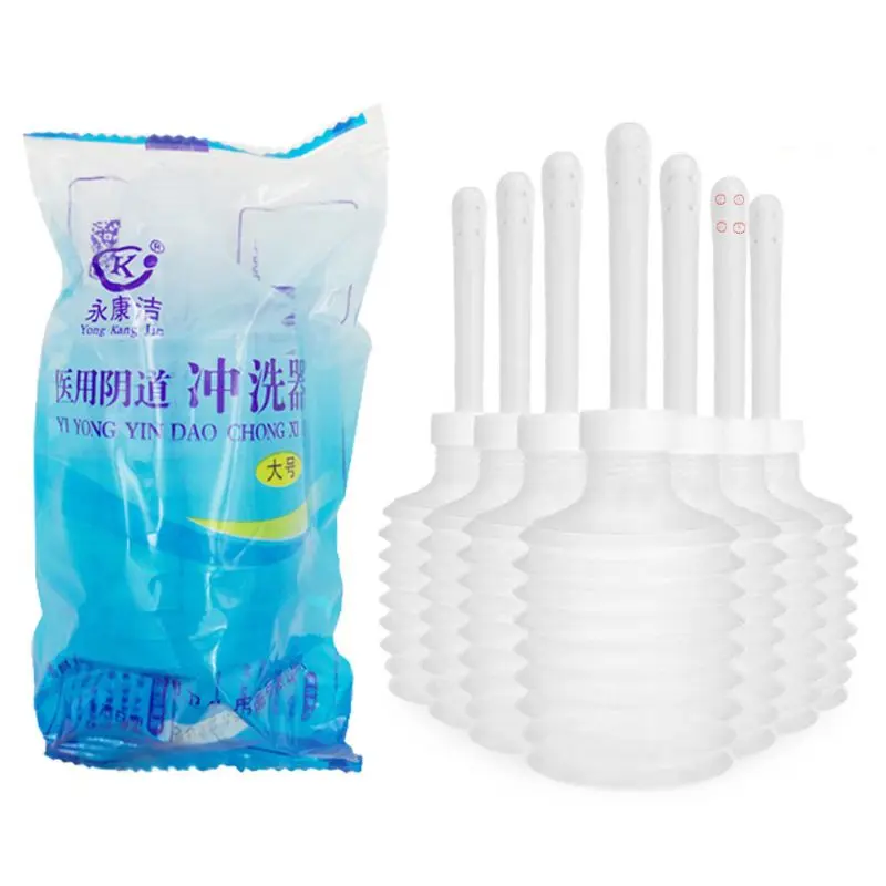 10Pcs 200ml Disposable Anal Vaginal Bulb Douche Irrigator Enema Rectal Syringe Cleaner
