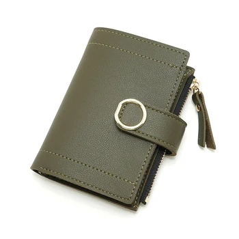 

2020 Fashion Women's Wallets Tassel Short Wallet For Woman Zipper Mini Coin Purse Ladies Small Wallet Female Leather Card Holder