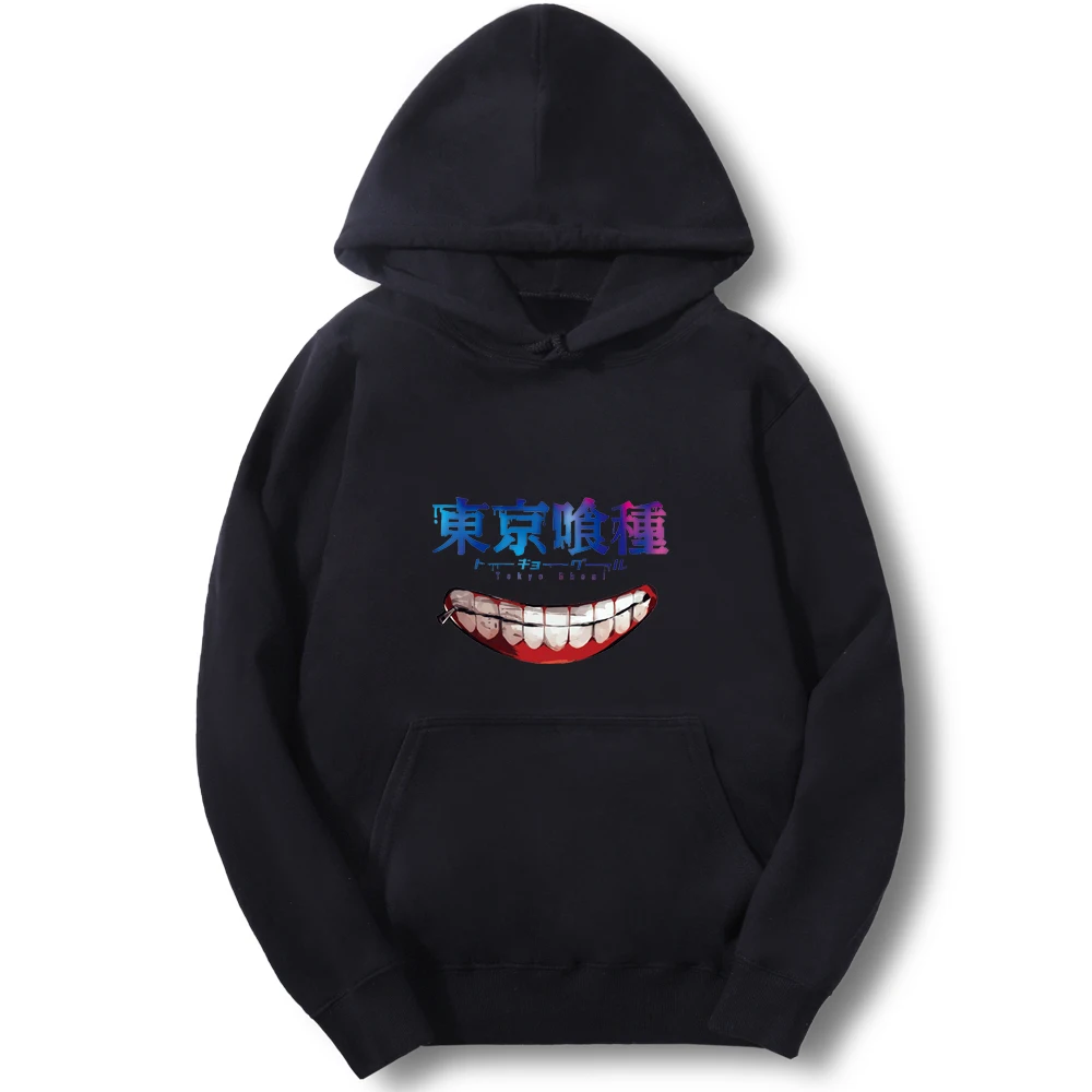 

Tokyo Ghoul Kaneki Ken Mens Hoodies Japanese Anime Sweatshirt Terror Mouses Men'S Hoodie Harajuku Streetwear Fashion Sweatshirts