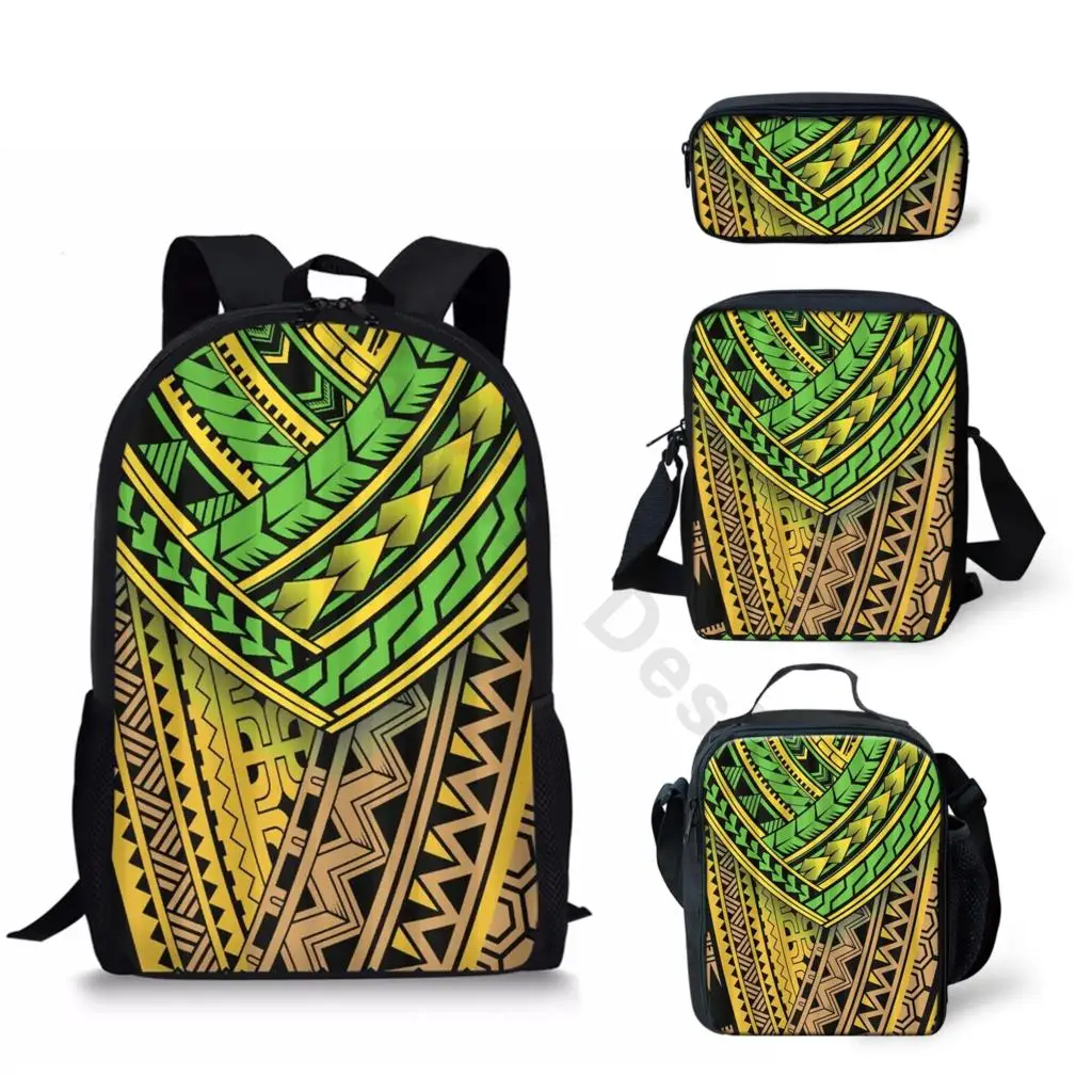 

THIKIN 2020 Polynesian Style SchoolBags Students Back to School Backpacks Polyester Book Bag for Kids Girls Teen Mochila Escolar