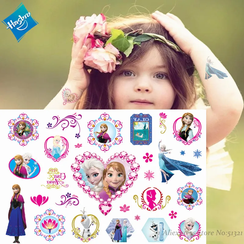 Hasbro детская мультяшная Временная тату наклейка Новинка Косплей кляп игрушки для