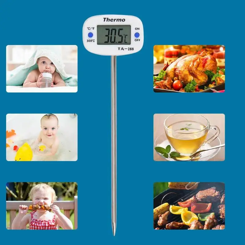 

LCD Digital Kitchen Thermometer For Meat Water Milk Cooking Food Probe BBQ Electronic Oven Thermometer Kitchen Tools