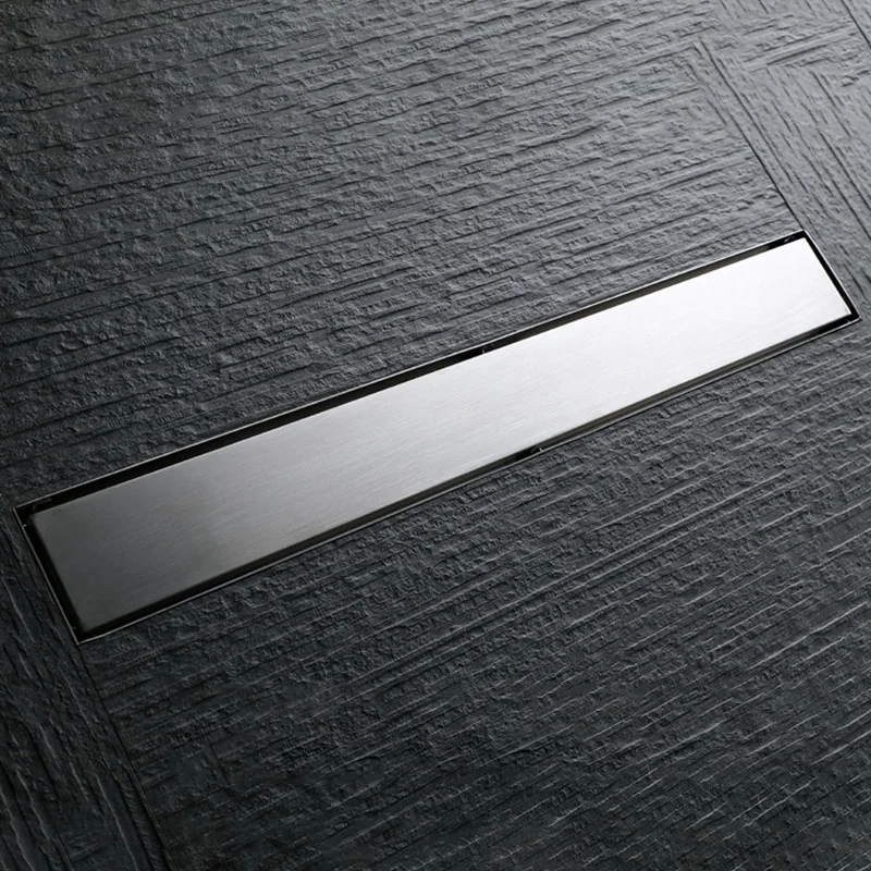 

Shower Drain and Tile Insert Brushed Stainless Steel Suitable for Tile Shower