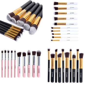 

VANDER Professional 10 Pcs Makeup Brushes Set Kits Make Up MULTIPURPOSE Cosmetics Lipstick Eyeshadow Lip Liner Powder Brushes