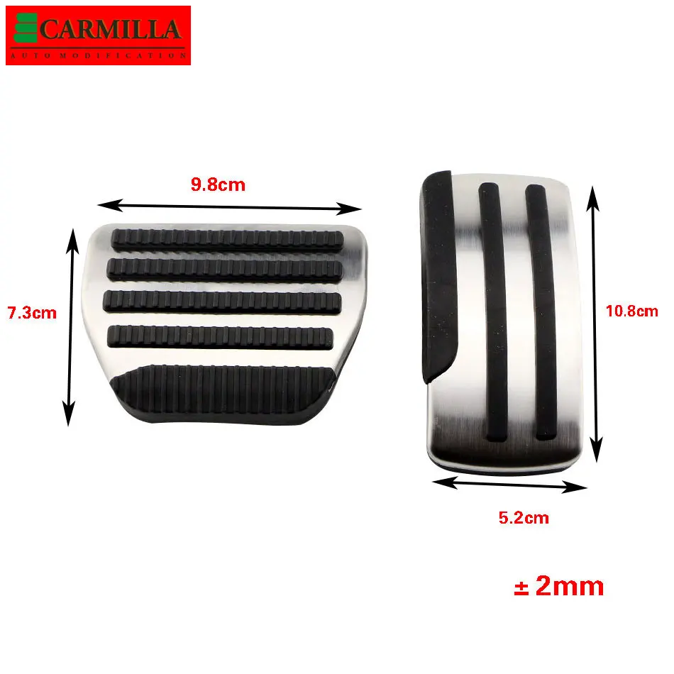 AT MT Car Pedals Stainless Steel Pedal Cover For Nissan X-Trail Xtrail T31 ROGUE Qashqai J10 Teana Altima