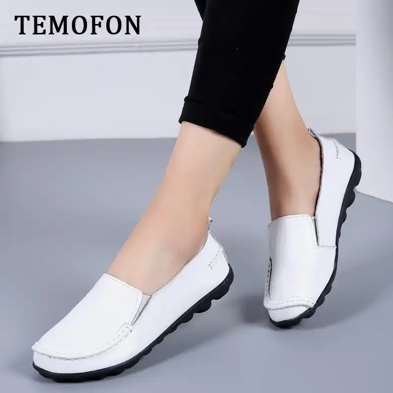 soft leather flats for ladies
