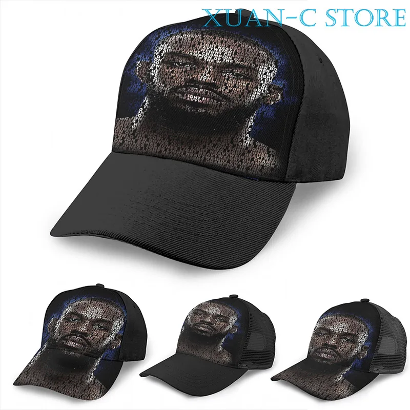 Jon Jones(суперналагаемая) Баскетбольная Кепка для мужчин и женщин, модная черная шляпа унисекс с принтом