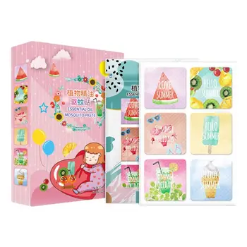 

72PCS Cute Cartoon Mosquito Repellent Patch Anti-Mosquito Stickers for Children Toddler Infant Adults