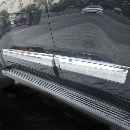 Автомобильный Стайлинг ABS хромированная отделка кузова молдинг на боковые двери