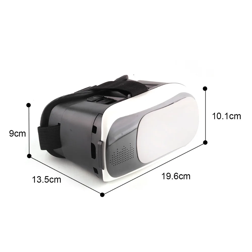 New VR 2.0 Version Head Mount Plastic Virtual Reality Glasses 3D Game Movie for 3.5\