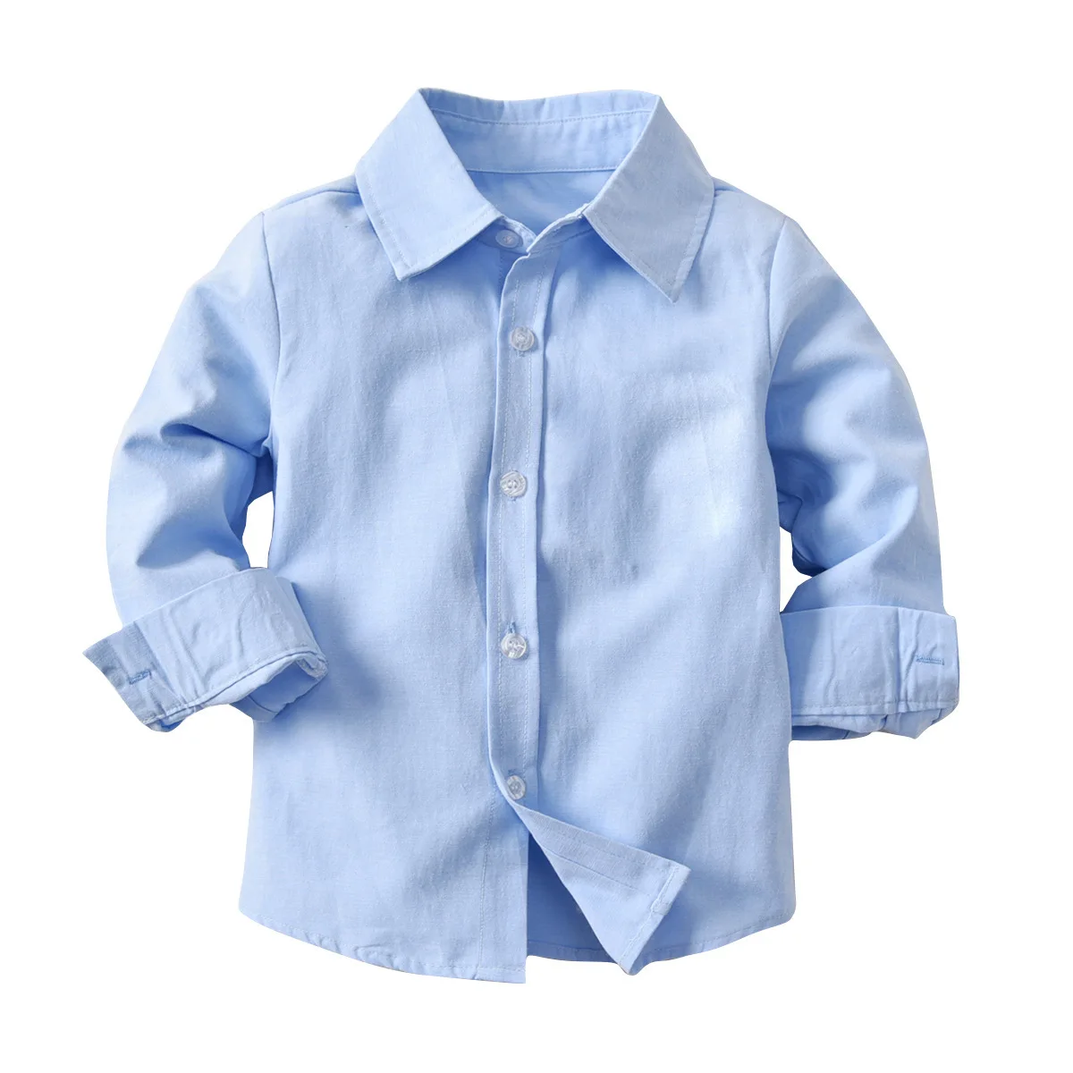 

2018 Autumn BOY'S Pure Cotton Long-sleeved Shirt Cowboy Trousers Set CHILDREN'S Three-piece Suit Send Tie