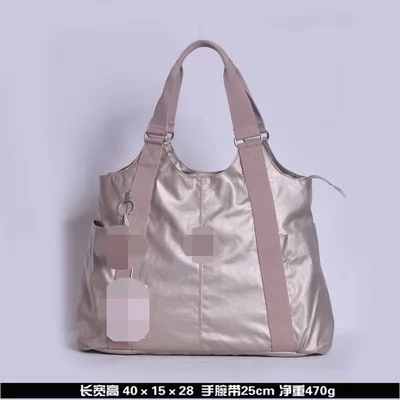 Дизайнерский брелок "Обезьяна", нейлоновая сумка, женская сумка-тоут, Брендовые женские ручные сумки, женская сумка на плечо, Женская сумочка, bolsa Feminina - Цвет: Золотой