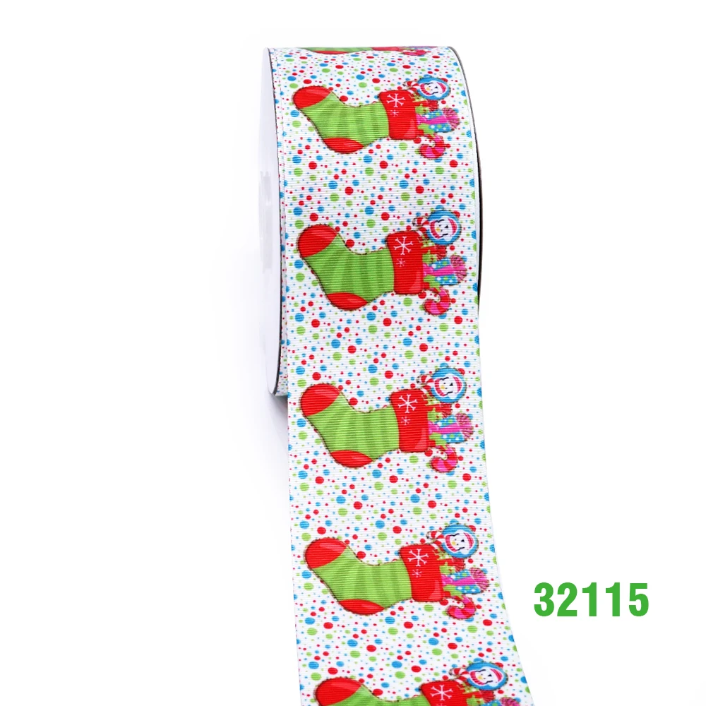 50 ярдов мультфильм напечатанный grosgrain ленты 32100 - Цвет: 32115