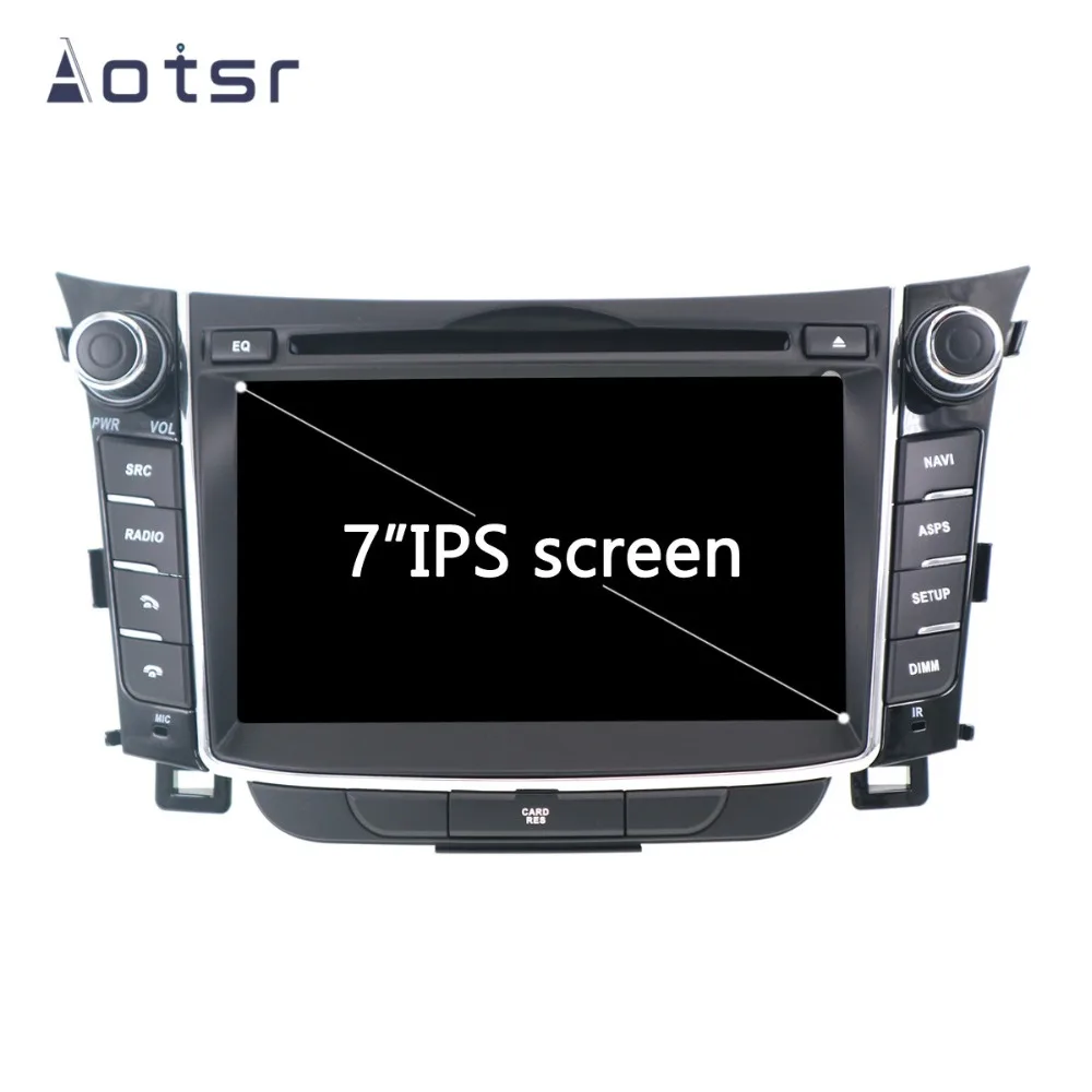 DSP Android 10 автомобильный gps-навигация, dvd-плеер для hyundai I30 Elantra GT 2012+ стерео радио мультимедийный плеер головное записывающее устройство