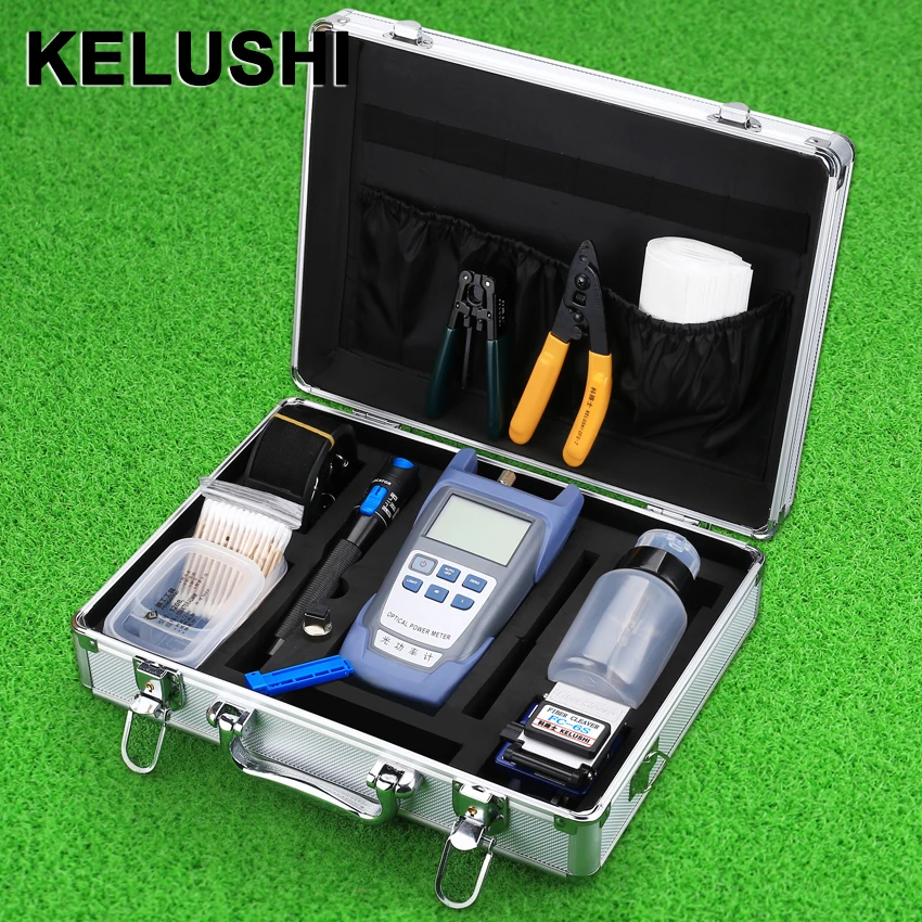 KELUSHI FTTH Fiber Optic Tool Kit with Fibra