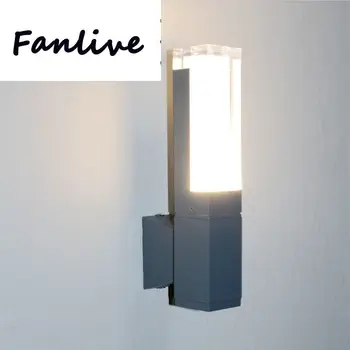 

10pcs Modern Die-cast Aluminum Led Outdoor Wall Light Waterproof Ip54 Wall Lamp Ac 85-265v Porch Outdoor Lighting