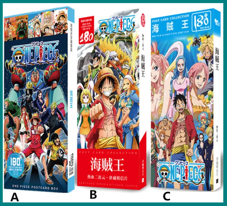 Аниме One piece luffy открытка игрушка Волшебная бумажная коллекция открыток игрушки