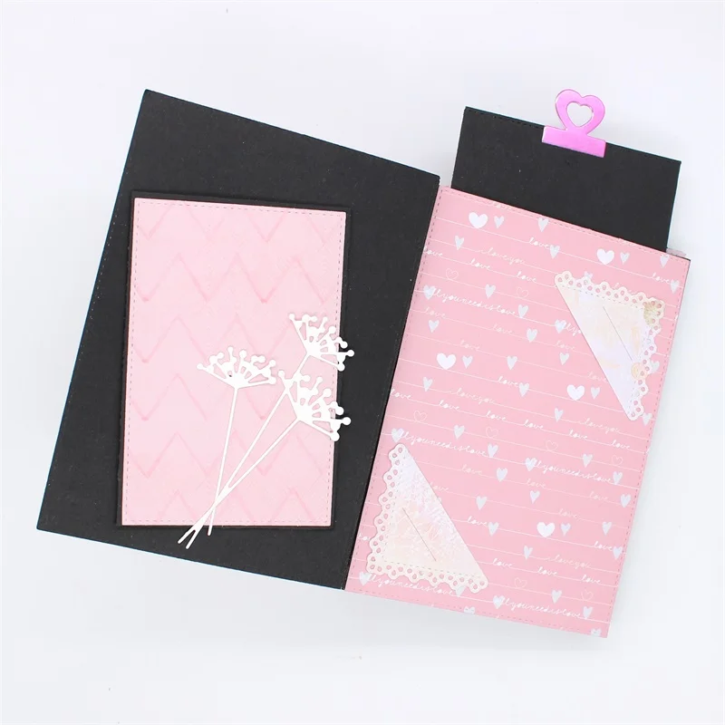 Tanie KSCRAFT Mini Album Keepsake Book Metal wykrojniki szablony dla DIY Scrapbooking ozdobny Album na zdjęcia wytłaczania kart papierowych