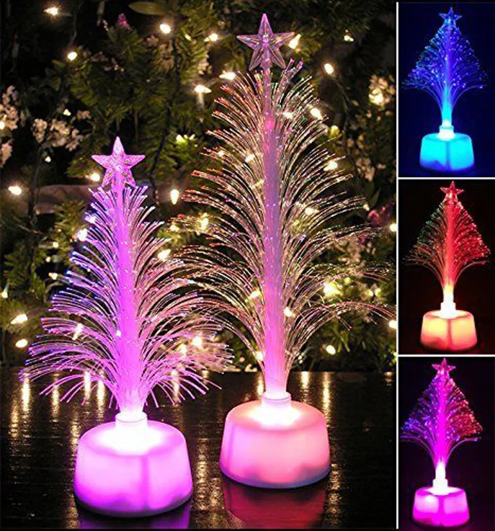 Веселый светодиодный, меняющий цвет, Мини Рождественская елка, Домашний Настольный праздничный декор, Очаровательная Рождественская елка, светодиодный для дома#20
