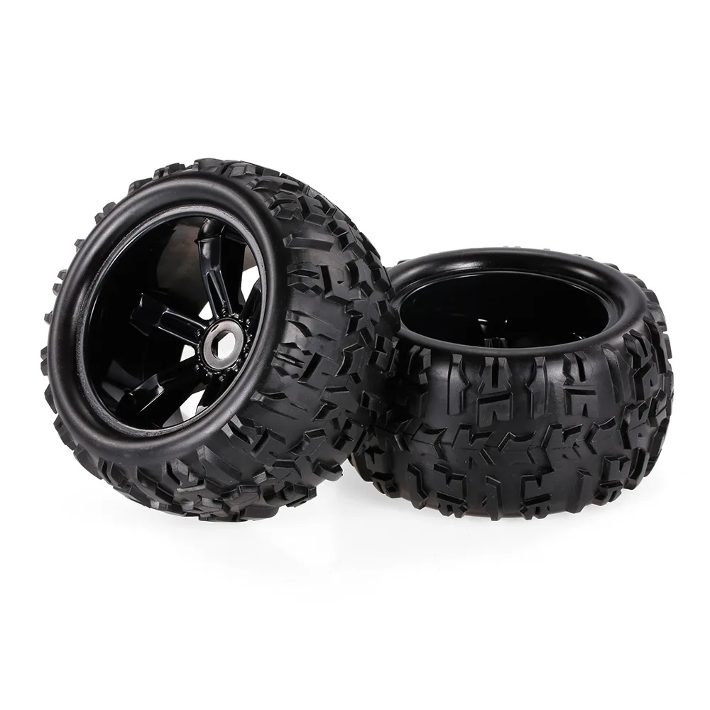 

2pcs 3.6 Inch 150mm Rubber RC Tires 1/8 RC Car Wheel Rim & Tire Wheel for 1:8 Traxxas HSP HPI E-MAXX Savage Flux ZD Racing Car