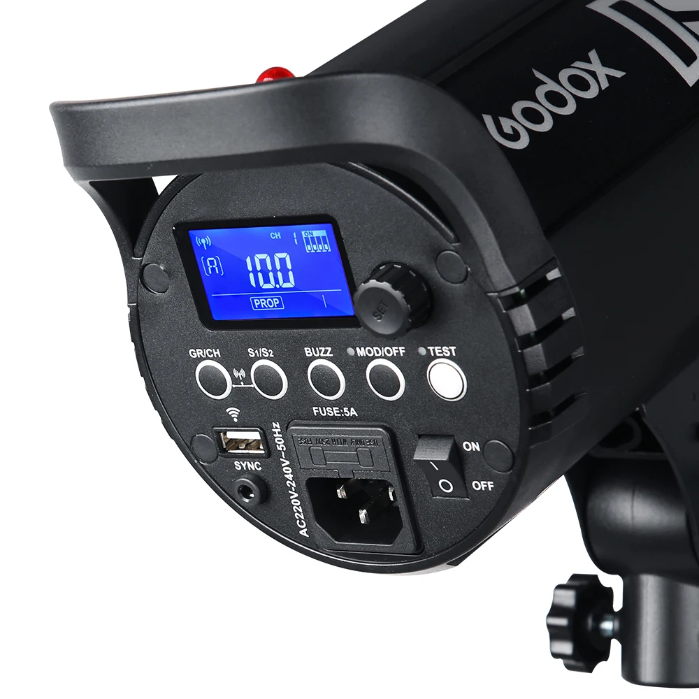 Godox DS300II 300Ws GN58 Bowens крепление студийная вспышка стробоскоп Фотостудия вспышка для профессиональной фотографии вспышка