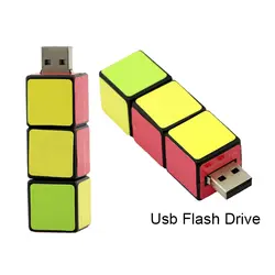 Игрушечный Usb флеш-накопитель 64 ГБ, 8 ГБ, 16 ГБ, 32 ГБ, 4 Гб, флеш-накопитель, креативные блоки, флеш-накопитель, куб, USB карта памяти, Usb диск