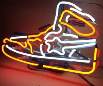 

Custom Sneaker Boot Glass Neon Light Sign Beer Bar
