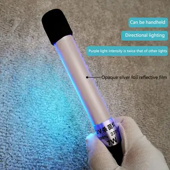 

Hand-held UV Disinfection Lamp Ultraviolet Ozone Lamp LED Portable Handheld Non-toxic Germicidal Light #CO