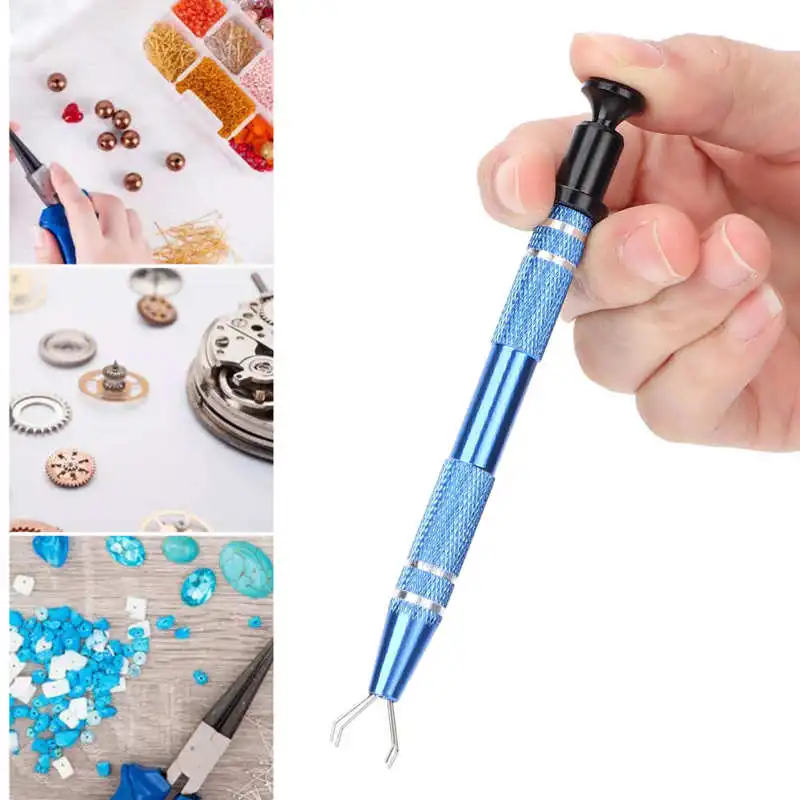 4 Claws Diamond Holder Pick up Tool Diamond Gems Parts Screws Prong Holder Grabber Alloy Tweezer Catcher Jewelry Making Tool