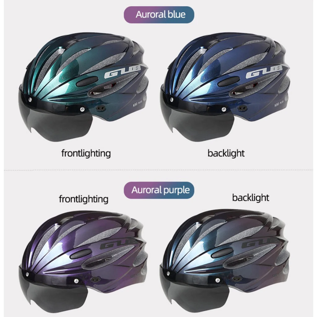 GUB Bicycle Helmet Bike Caps Women Men Adjustable Breathable Ultralight Bicycle Helmet Goggles Cycling Equipment for Women Men