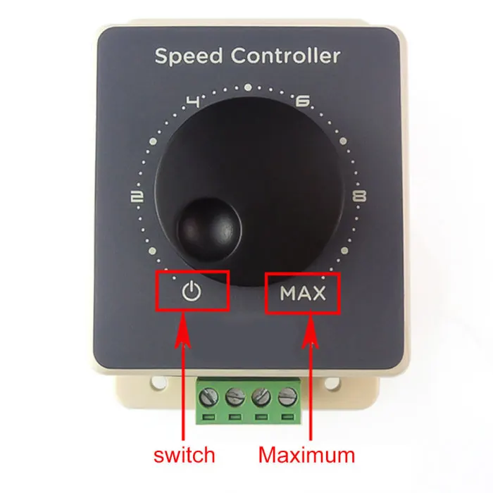 PWM 12 V-48 V 20A DC регулируемая скорость двигателя регулятор переключатель MDJ998
